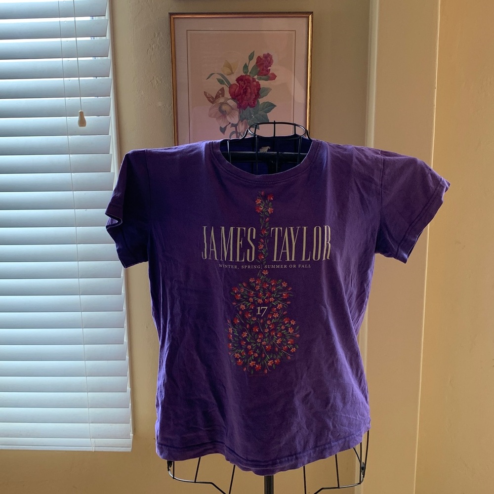 Purple James Taylor Band Tee
